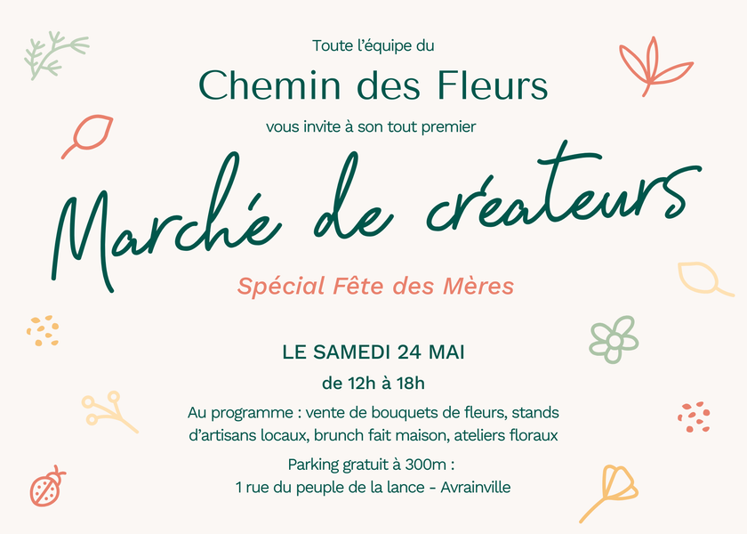 Marché de créateurs spécial fête des mères