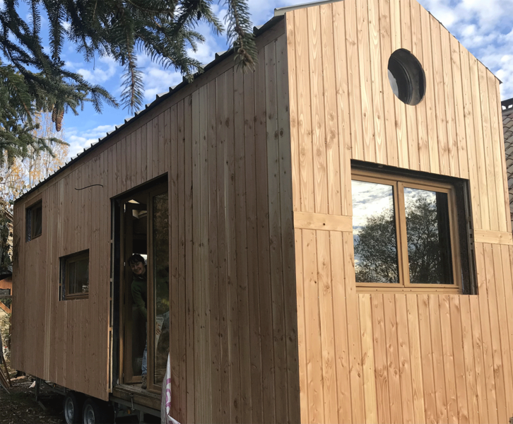 Extérieur - © Sylvie BITTEL Tiny House à la Croisée des Chemins - Cabane en bois - © Sylvie BITTEL