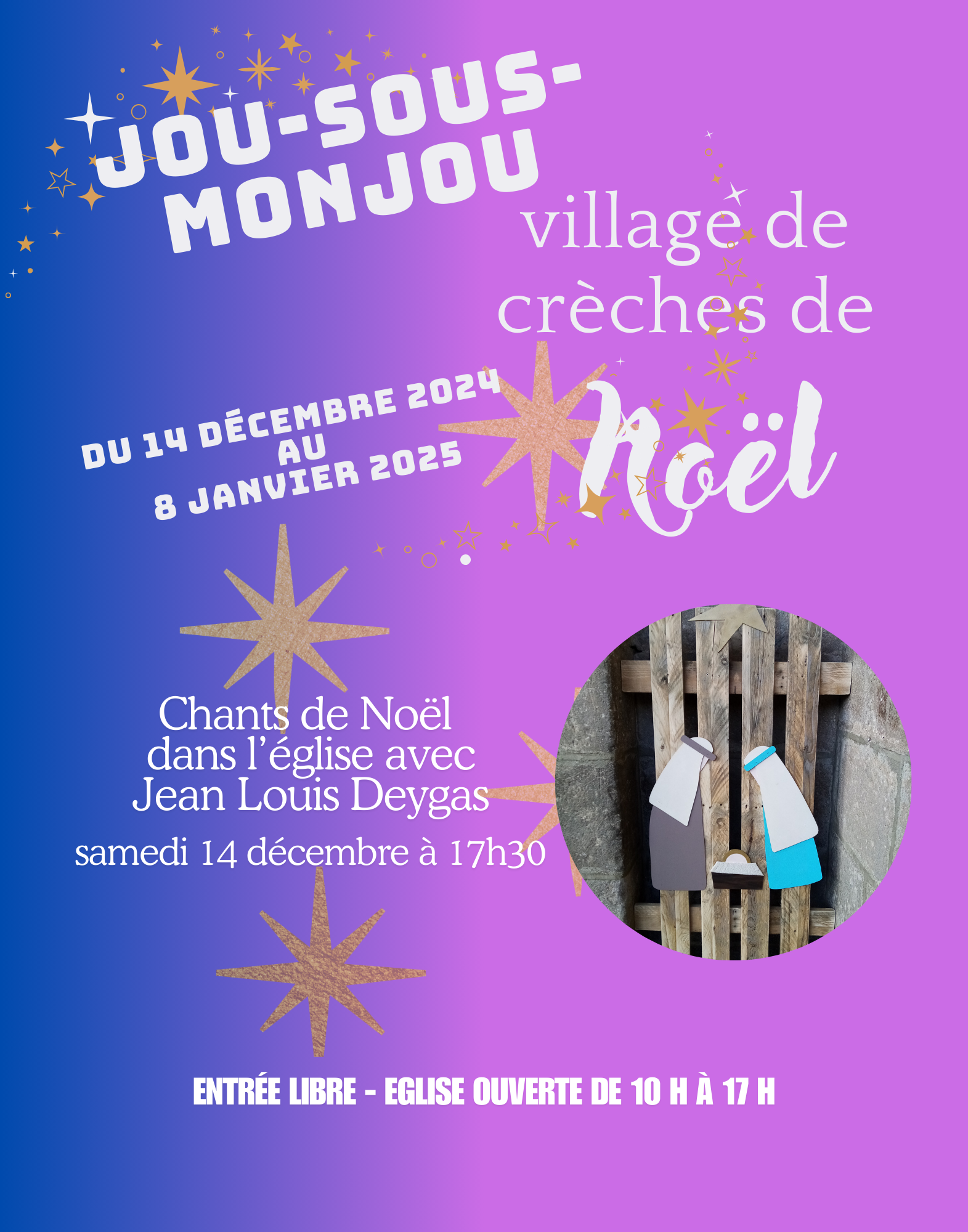 Chants de Noël à l'église de Jou sous Monjou