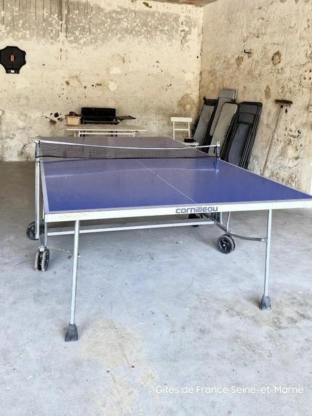 Table de ping-pong avec raquettes et balle fournies Table de ping-pong avec raquettes et balle fournies