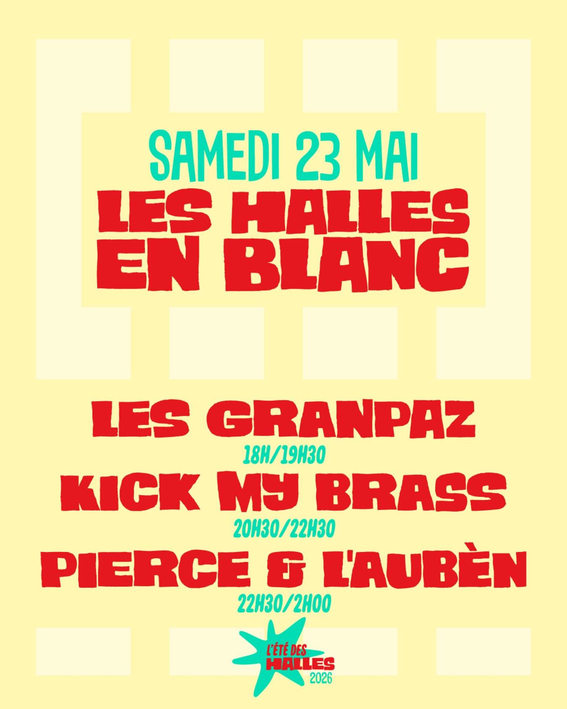 L'été des Halles 2026 - Les Halles en blanc