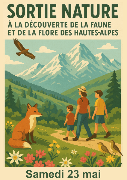 Sortie nature 'à la découverte de la faune et de la flore des Hautes-Alpes'