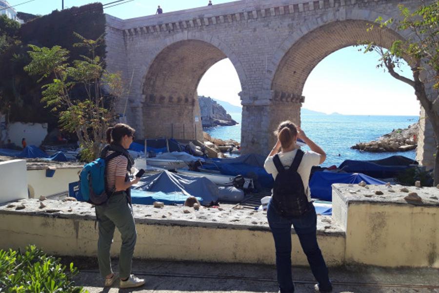 Randonnée/jeu de pistes - Anses et calanques urbaines