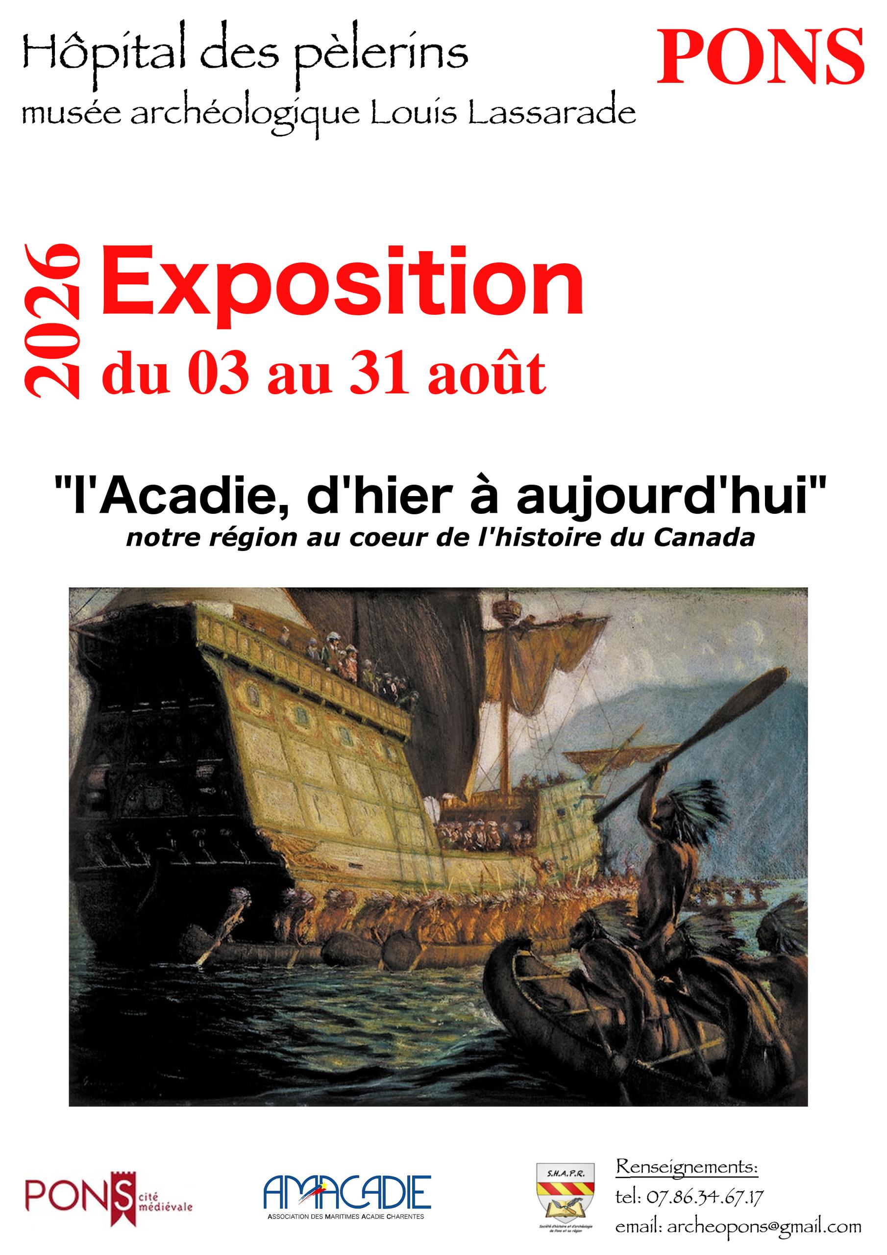 Exposition L'Acadie, d'hier à aujourd'hui