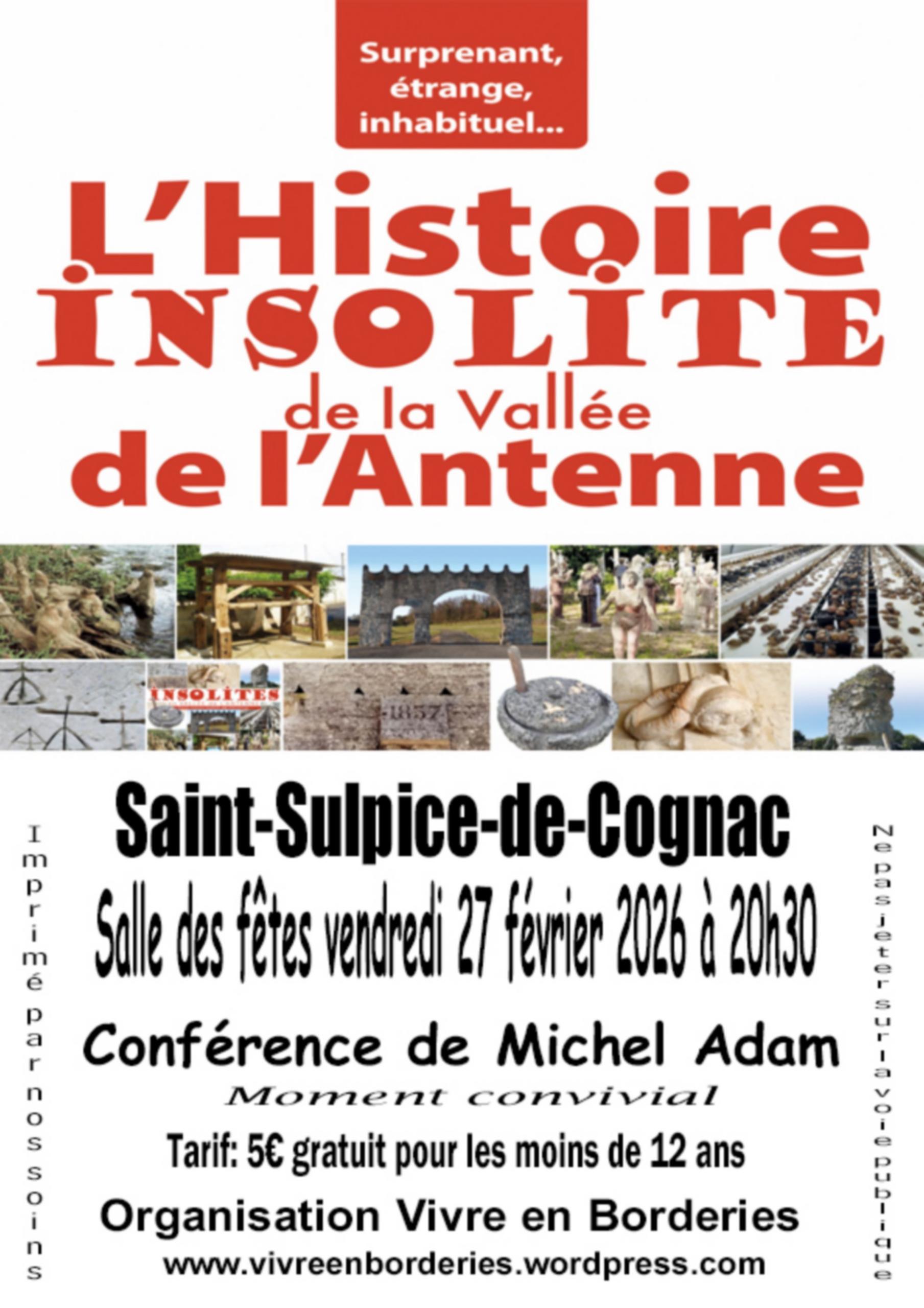 Conférence | L'histoire insolite de la vallée de l'Antenne