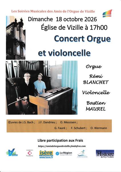 Concert orgue et violoncelle