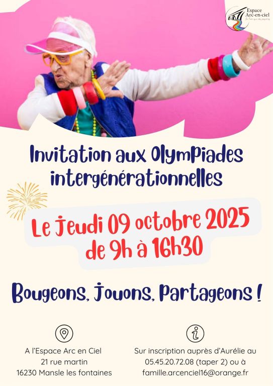 Invitation aux olympiades intergénérationnelles_Mansle-les-Fontaines