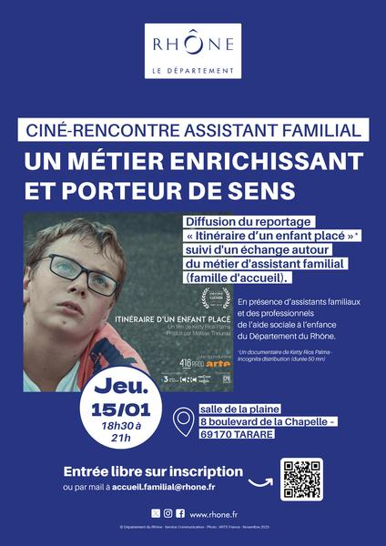 Ciné-rencontre assistant familial_Tarare