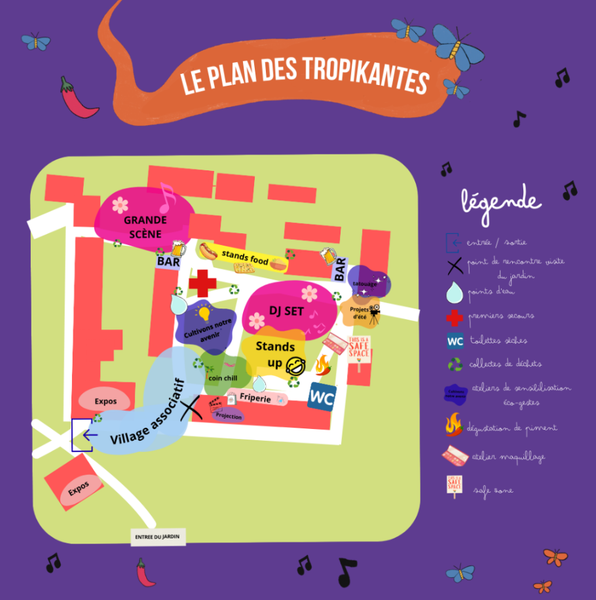 Plan du festival 