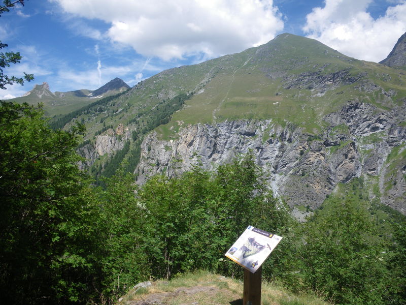 Sentier lecture de paysage