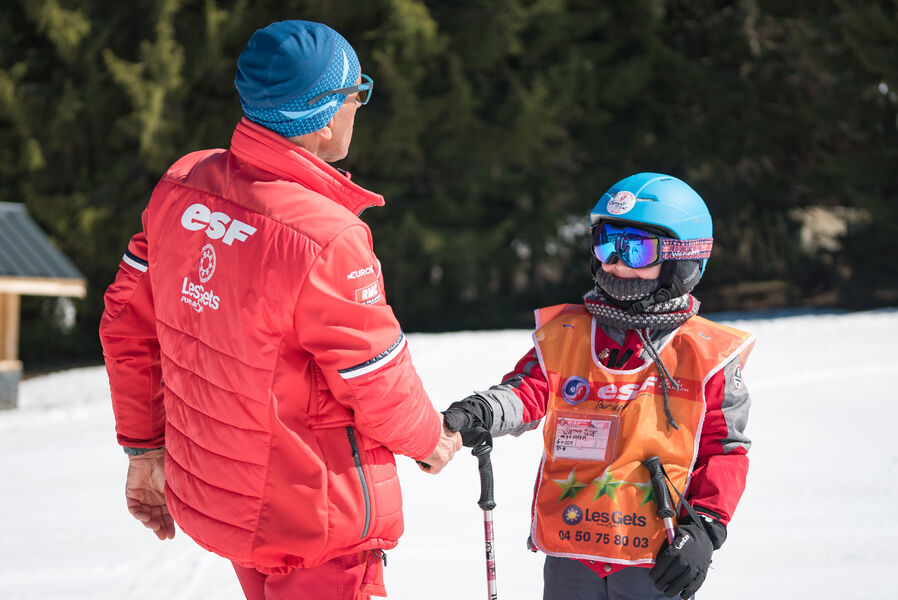 Gevorde skilessen voor kinderen