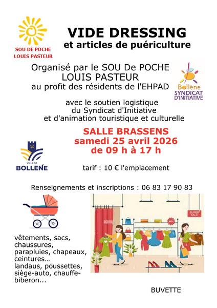 Vide dressing et articles de puériculture - Bollène