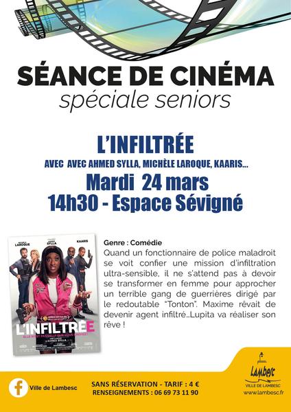 Ciné Seniors - L'infiltrée