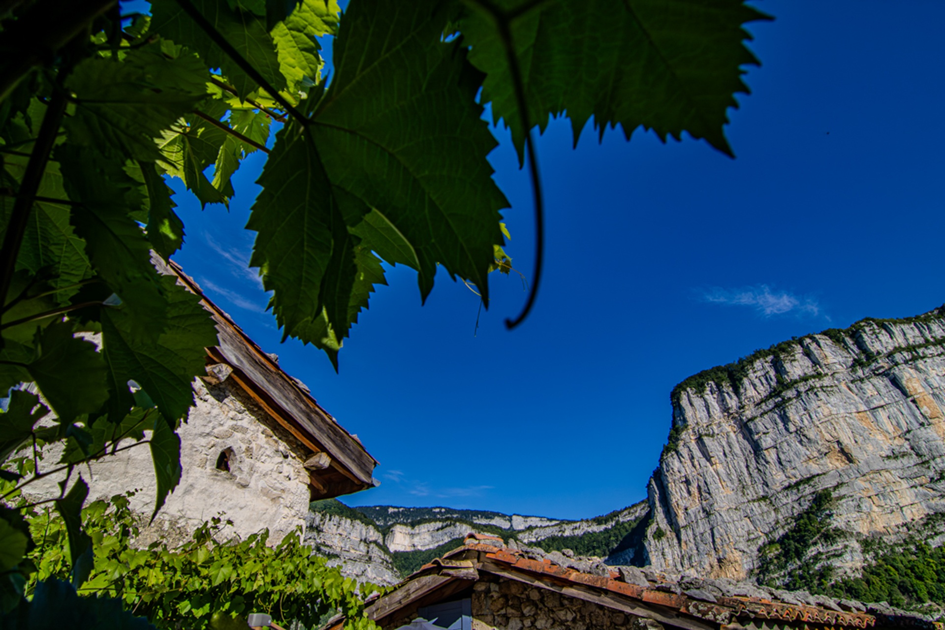 Vue sur le massif