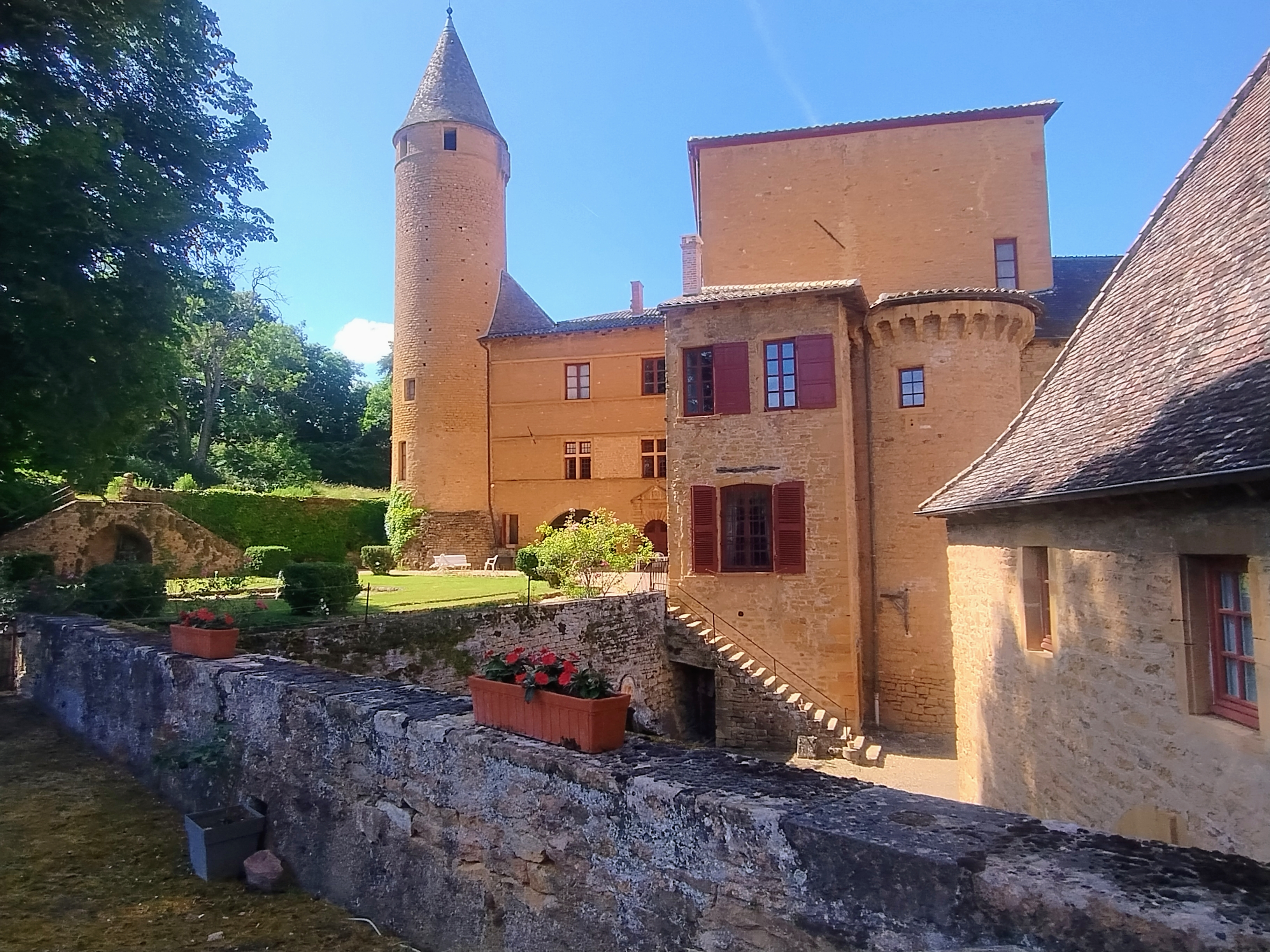 Parterre Château de Jarnioux