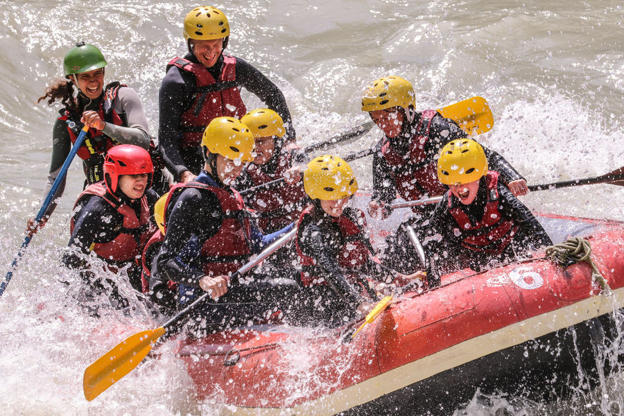 Stage Ados 5 Séances Rafting- Passy - Adventures Payraud Session Raft ©