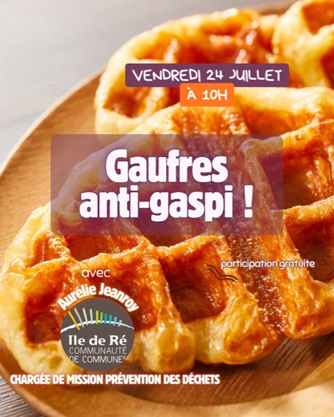 Atelier : Gaufres anti-gaspi