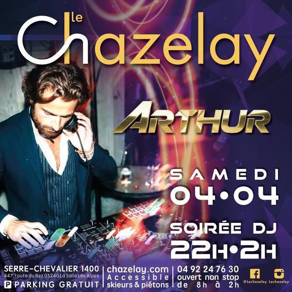 Soirée DJ - Arthur Sorel au Chazelay