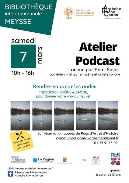 Rendez-vous sur les ondes, atelier podcast