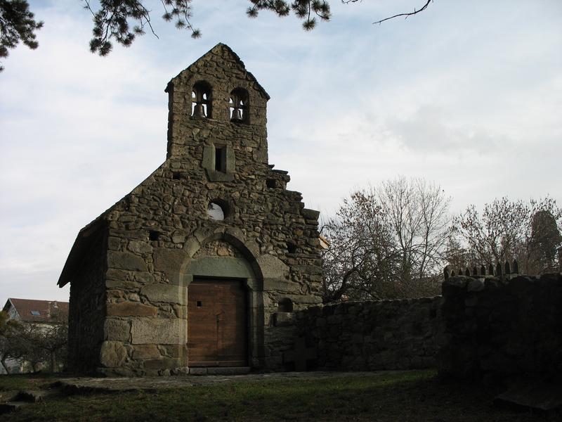 Saint Etienne chapel at Bionay domain