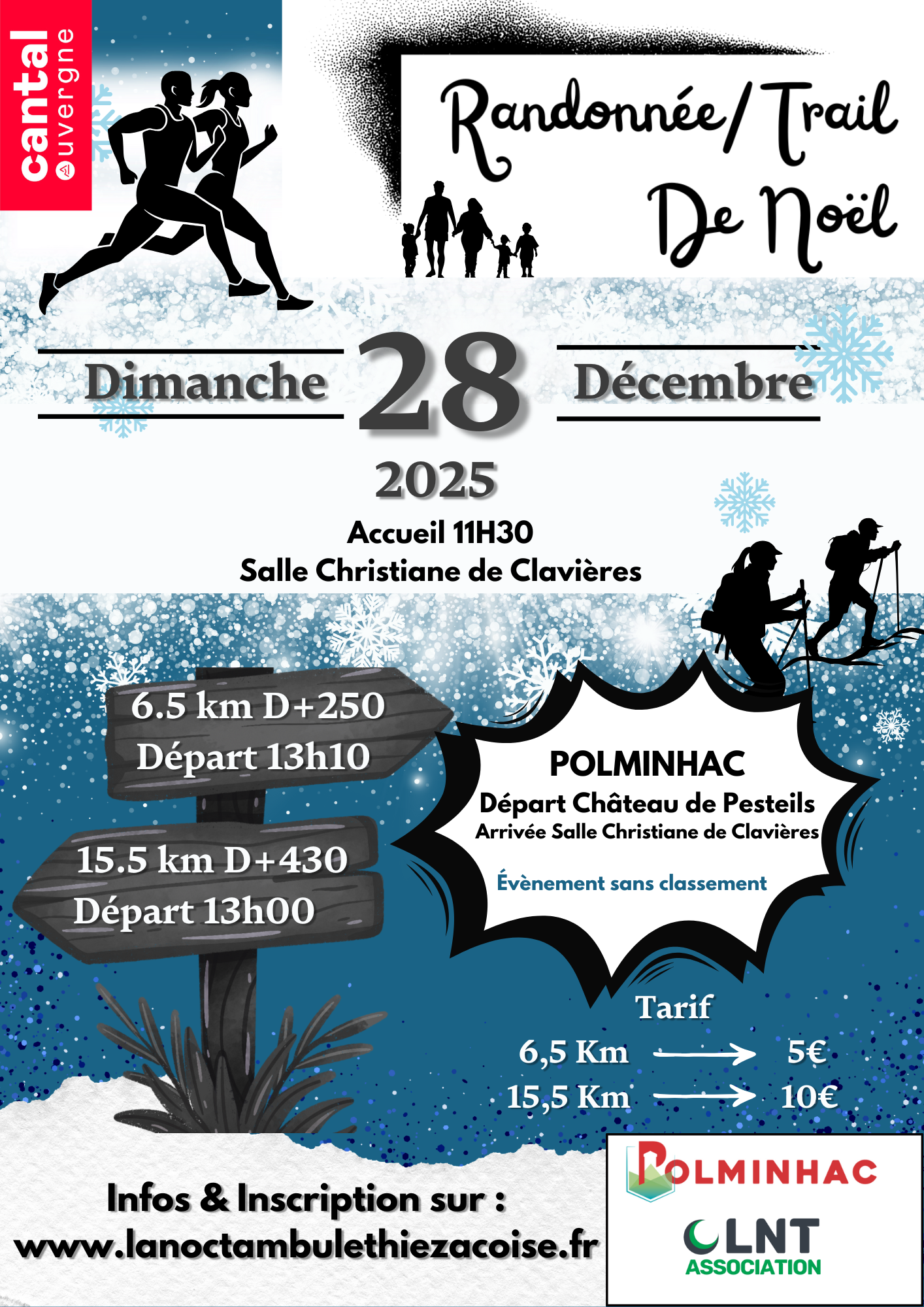 La Randonnée et trail de Noël