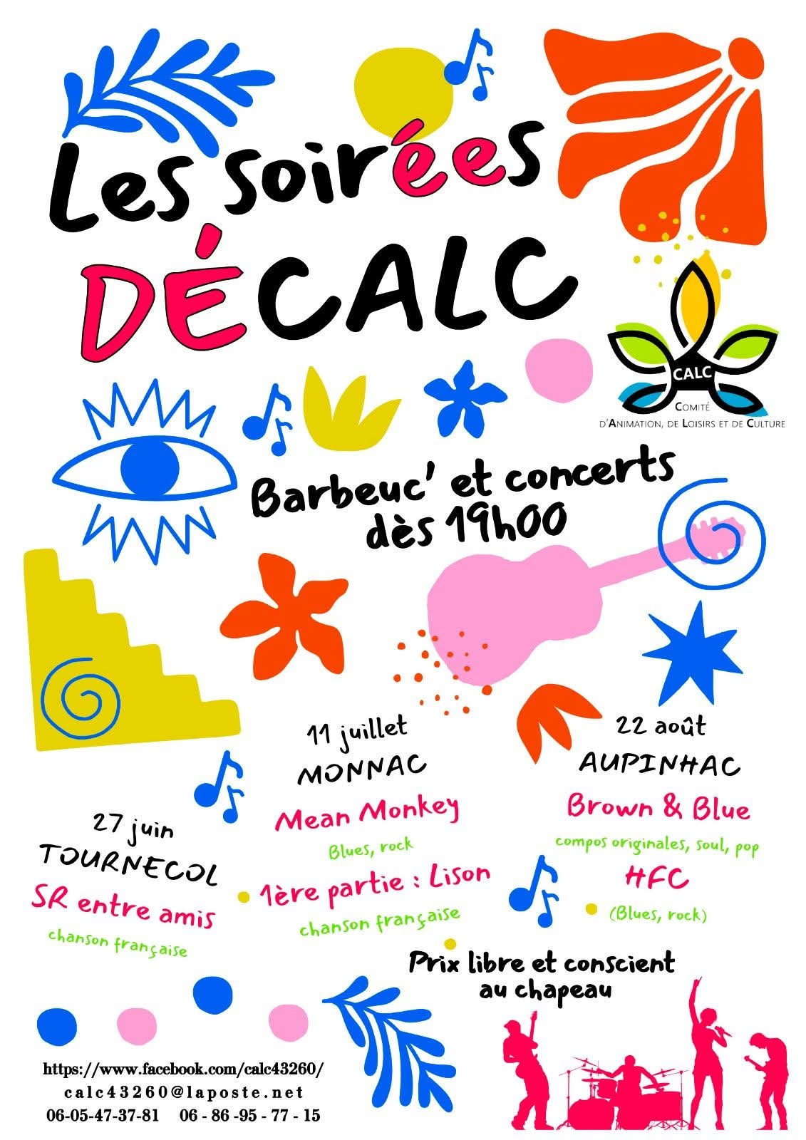 Soirées estivales du Décalc
