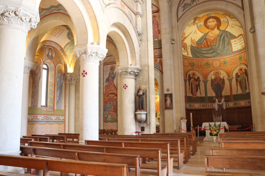 Interior of Saint-Nazaire Church