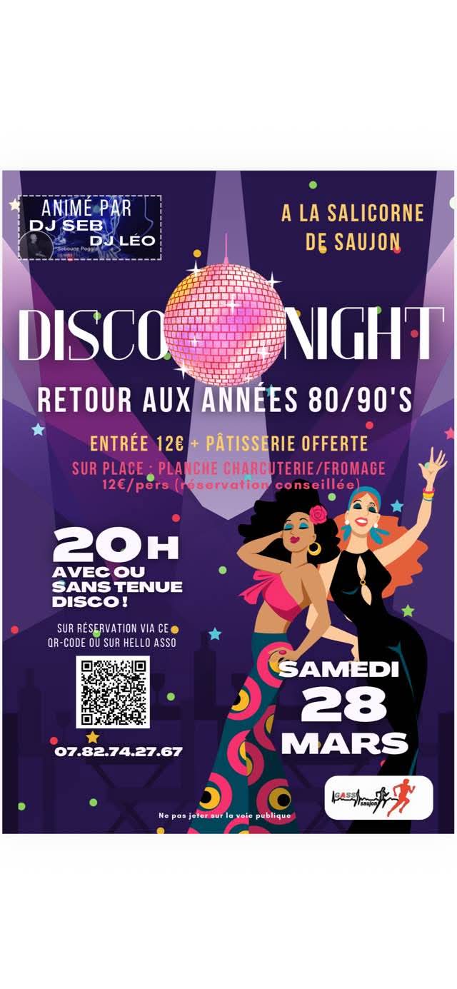 Soirée dansante années 80 - Disco night