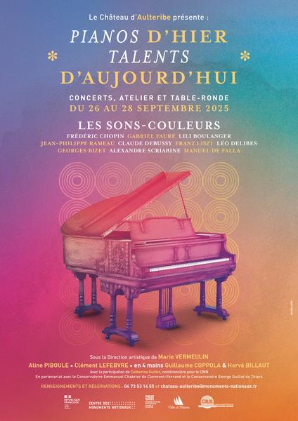 Festival Pianos d'Hier, Talents d'Aujourd'hui - Les Sons-Couleurs - Concerts et Master-classes