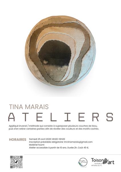 Exposition et ateliers de l’artiste textile canadienne Tina Marais_Crémieu