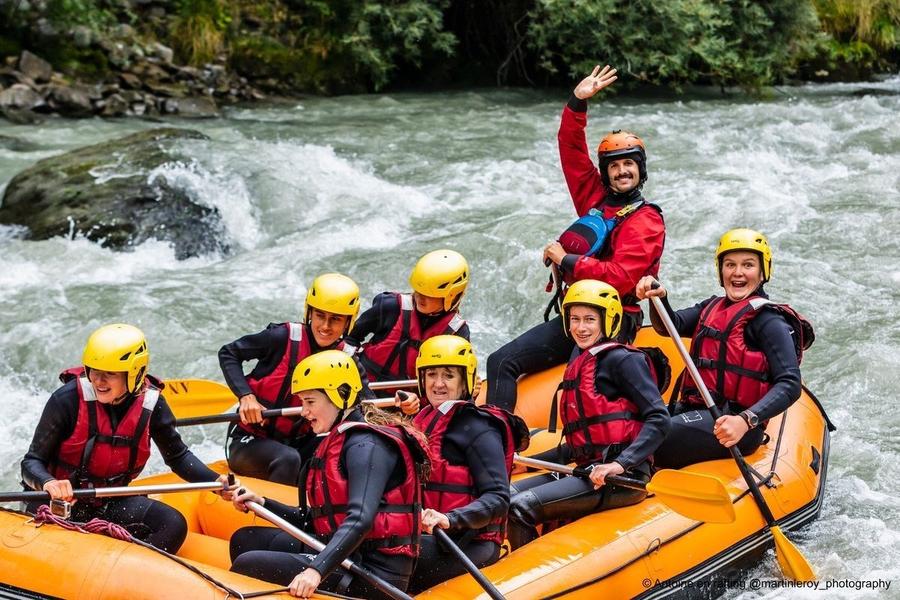 Antoine en rafting
