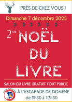 Affiche Noël du livre 2025