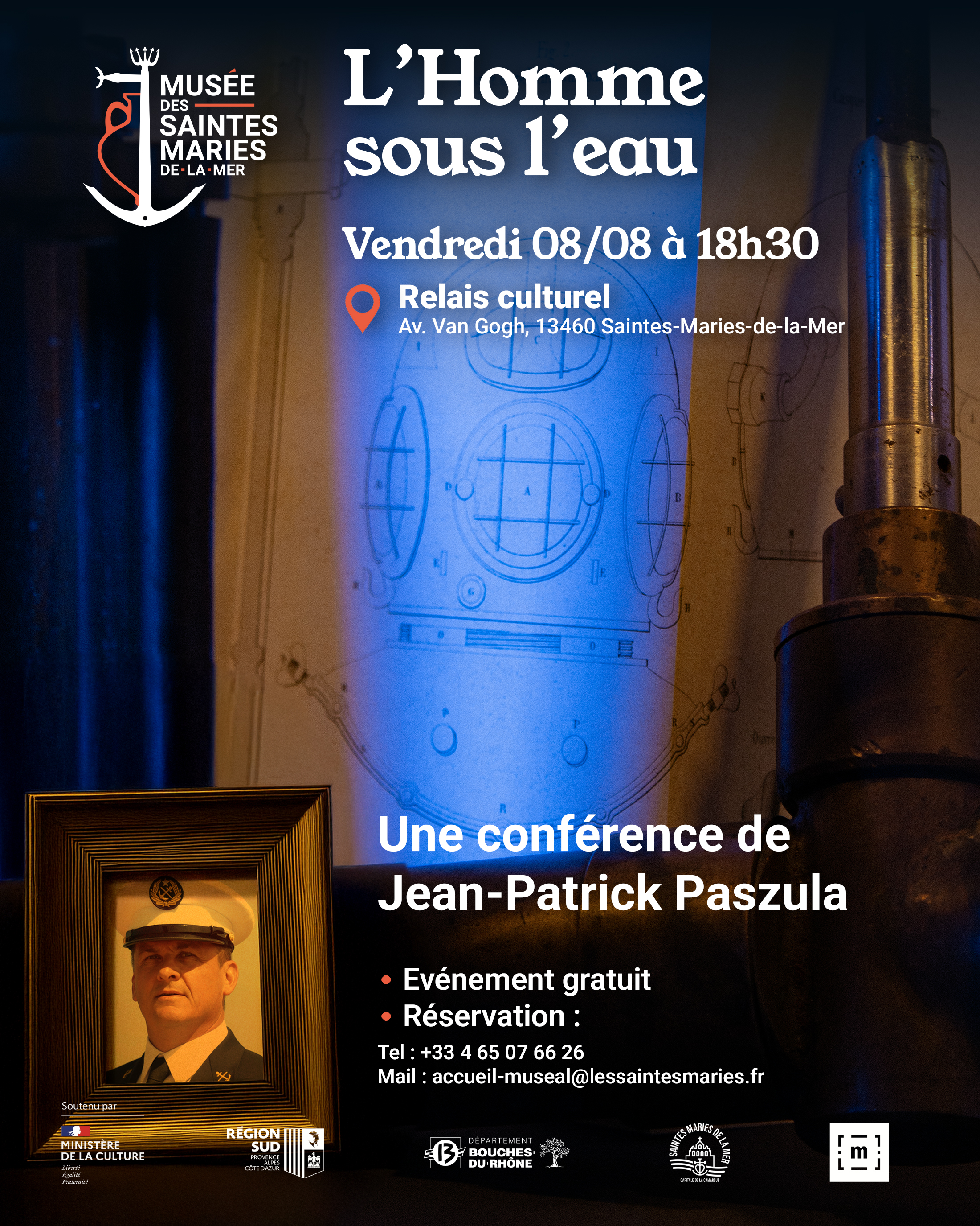 Conférence de Patrick Paszula sur la plongée au Relais Culturel