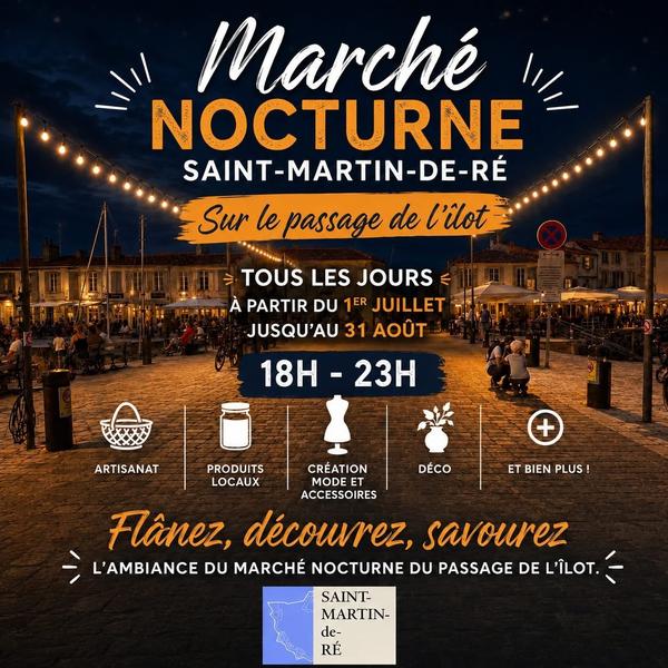 Le Marché nocturne de Saint-Martin de Ré