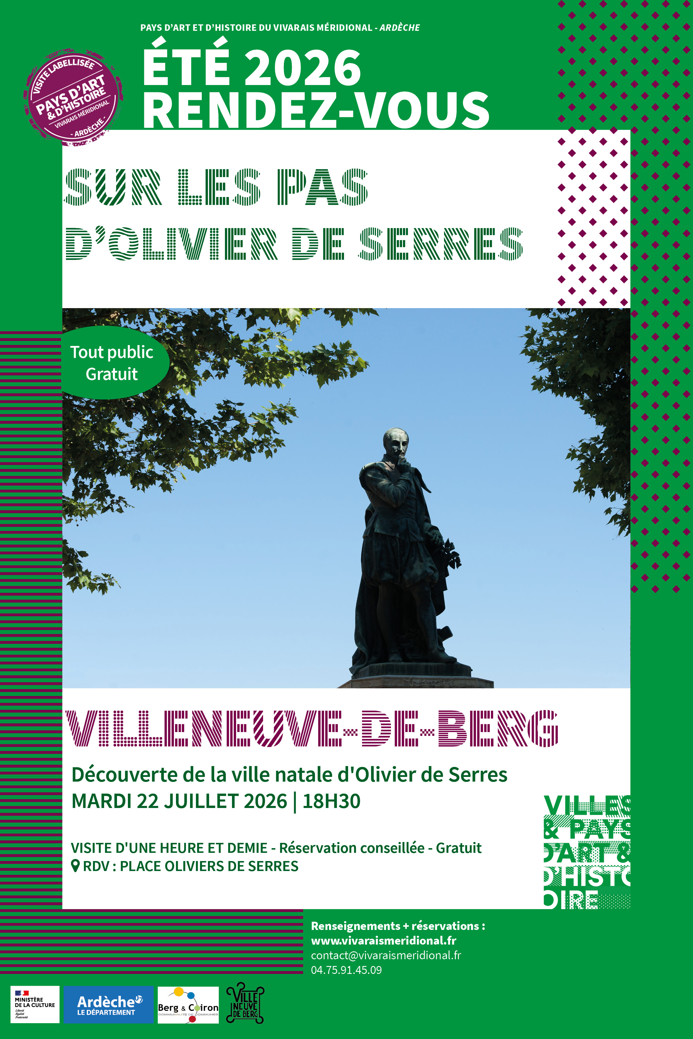 Visite "une bastide royale en Vivarais"