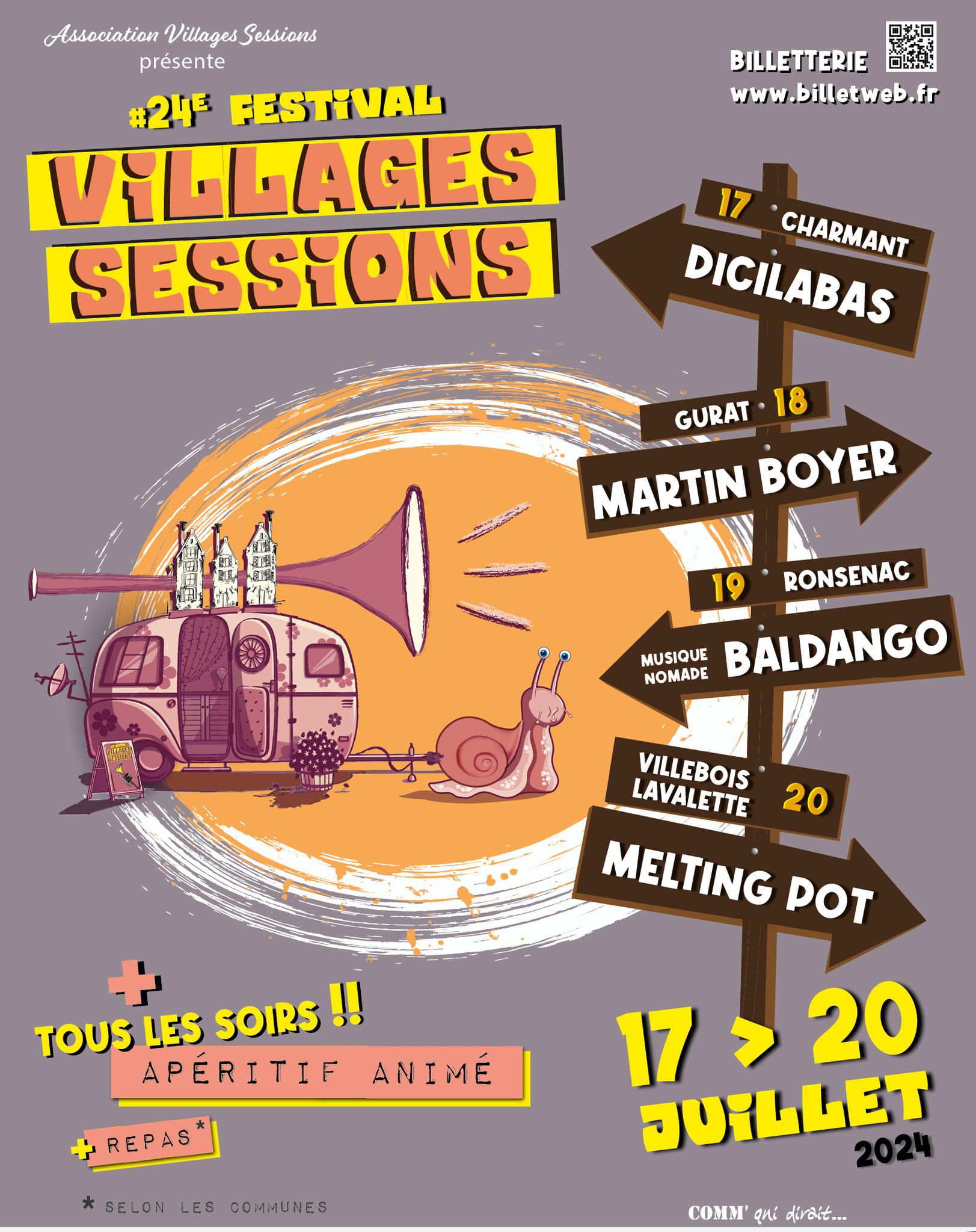 Festival Villages Sessions à Gurat