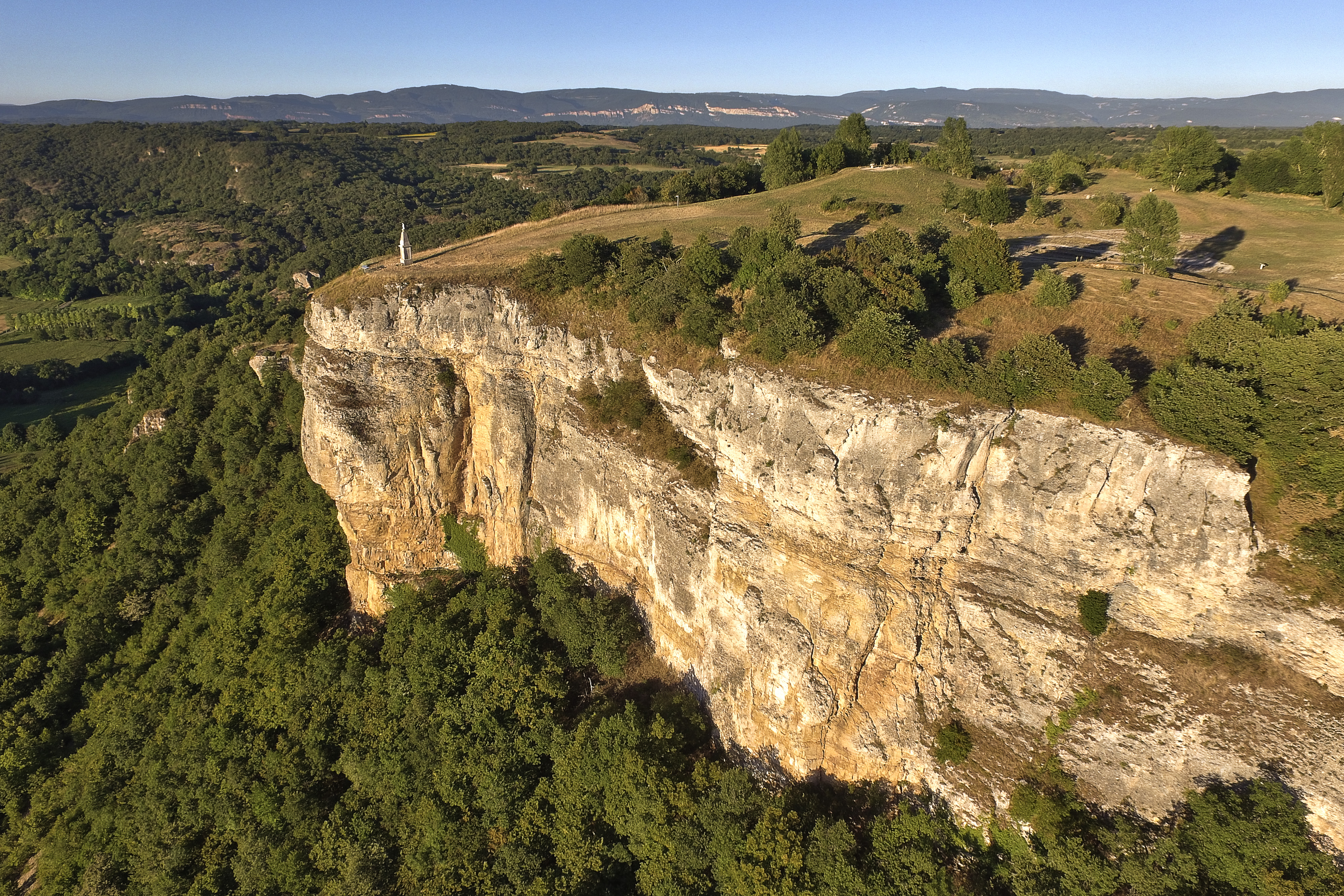 Vue sur les falaises de Larina - Balcons du Dauphiné