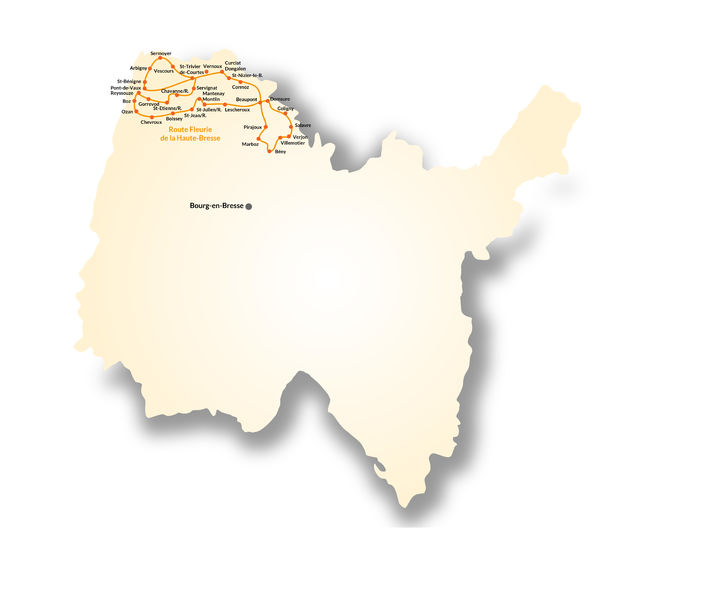 La Route fleurie de la Haute Bresse