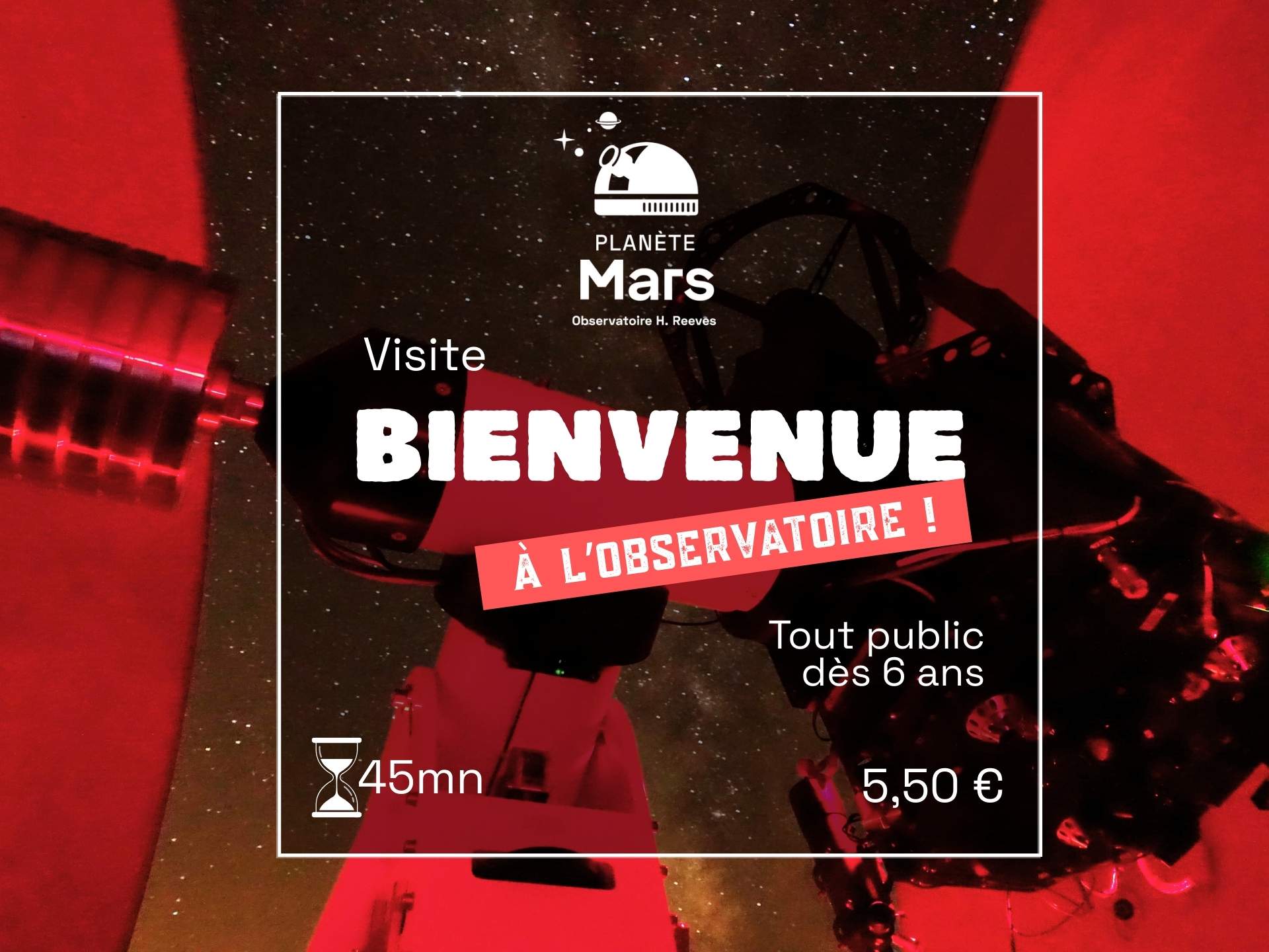 Visite guidée de l'observatoire et de la coupole