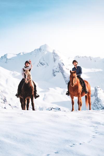 Balade à cheval au Grand-Bornand