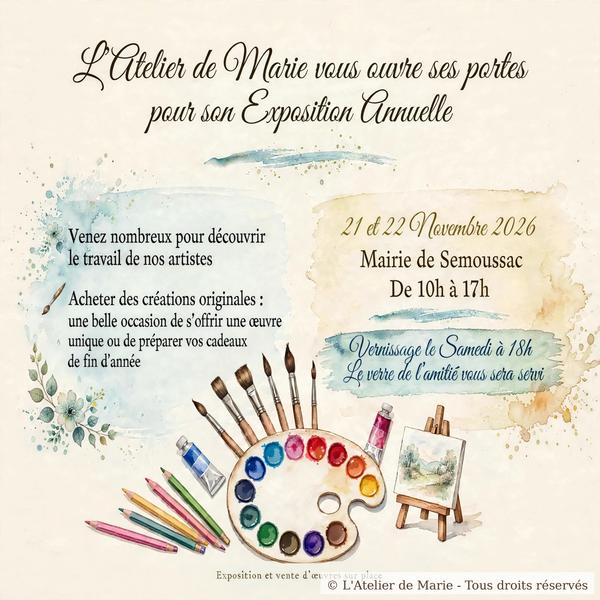 Exposition d'aquarelle