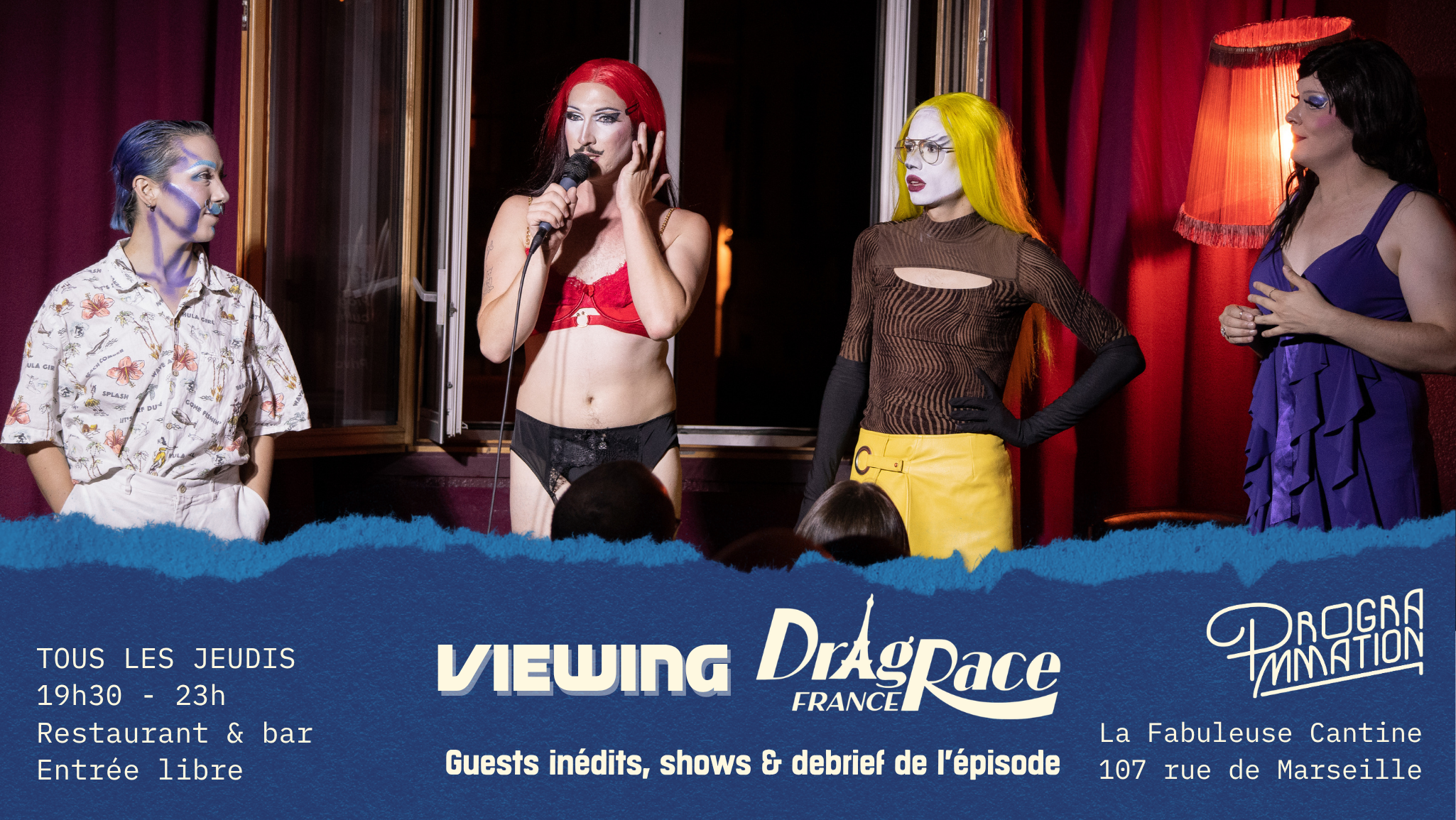 Viewing Drag Race à La Fab
