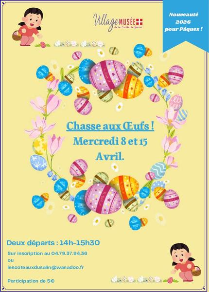 La chasse au oeufs en chocolat !_Grésy-sur-Isère