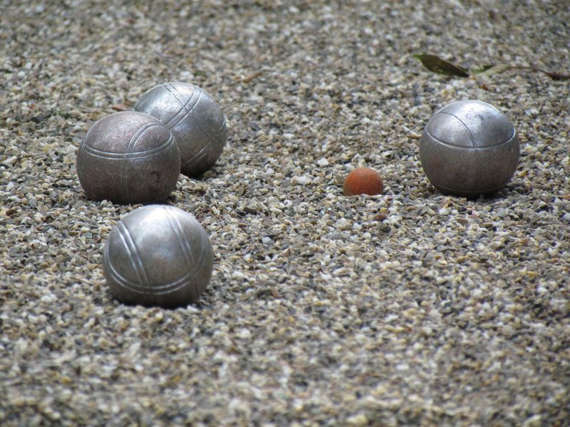 Concours de pétanque