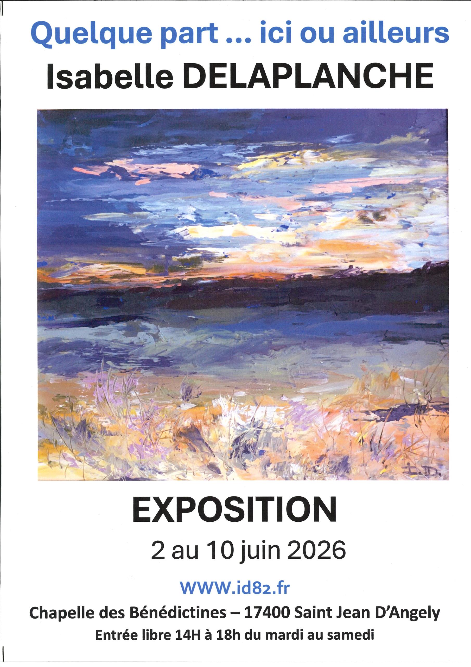 Exposition Isabelle Delaplanche