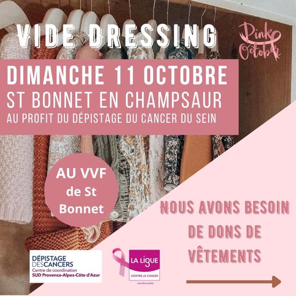 Vide dressing Octobre Rose