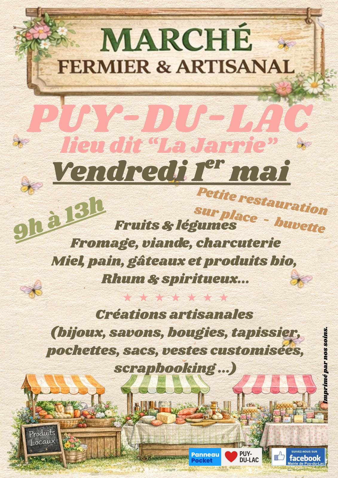Marché fermier et artisanal