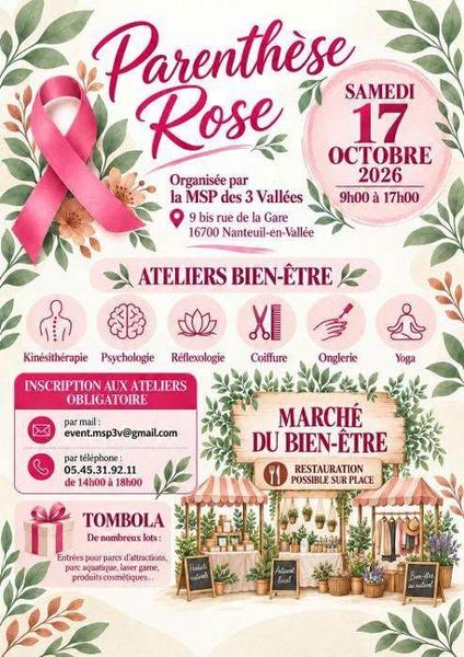 Ateliers bien être "Parenthèse rose"
