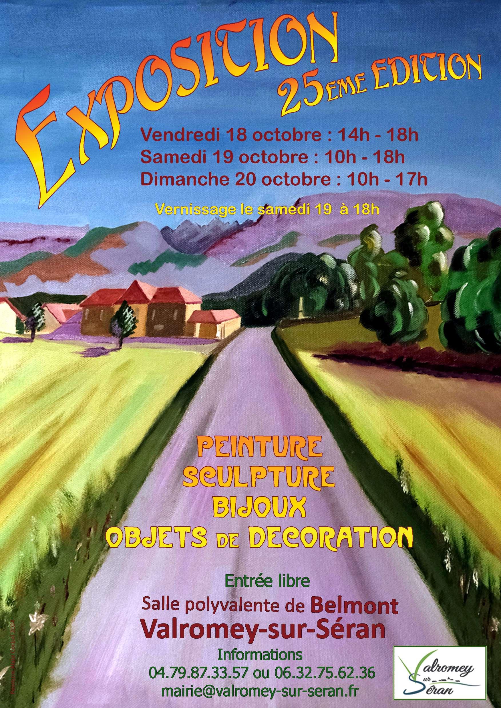 25e Exposition de peinture, sculpture,  bijoux, et objets de décoration