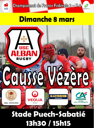 Match USC Alban - Causse Vézère